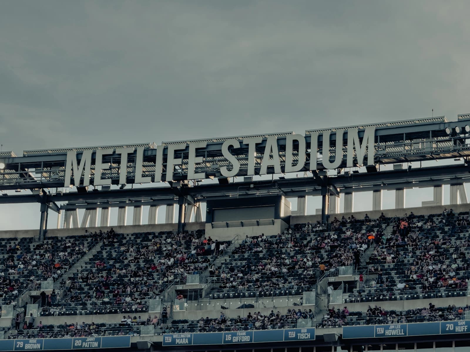 Stadium filled with fans at a live event — every display driven by VideoPro